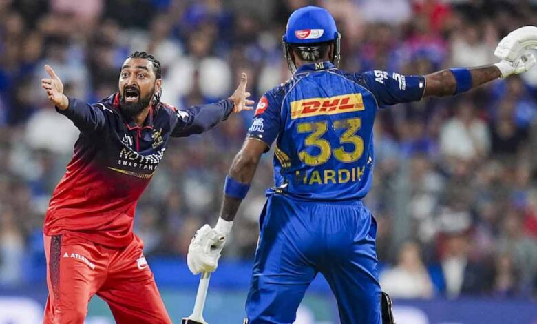 हार्दिक पंड्या और क्रुणाल पंड्या  के बीच टकराव? मैच के बाद बढ़ीं अटकलें