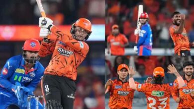 हैदराबाद ने दिल्ली को 47 रन से हराया, अभिषेक का शतक, मलिंगा ने 4 विकेट झटके