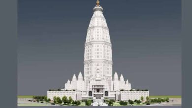 वृंदावन में बन रहा दुनिया का सबसे ऊंचा चंद्रोदय मंदिर, साउथ ब्लॉक लोकार्पण की तैयारी तेज