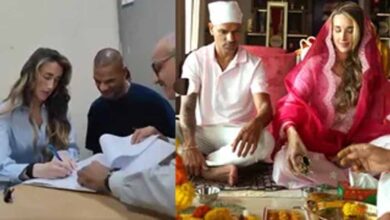 दूसरी शादी के बाद शिखर धवन ने कराया मैरिज रजिस्ट्रेशन, पत्नी सोफी संग पहुंचे गुरुग्राम