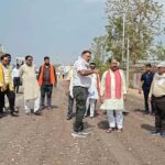 उप मुख्यमंत्री अरुण साव ने निर्माणाधीन सड़क का किया निरीक्षण