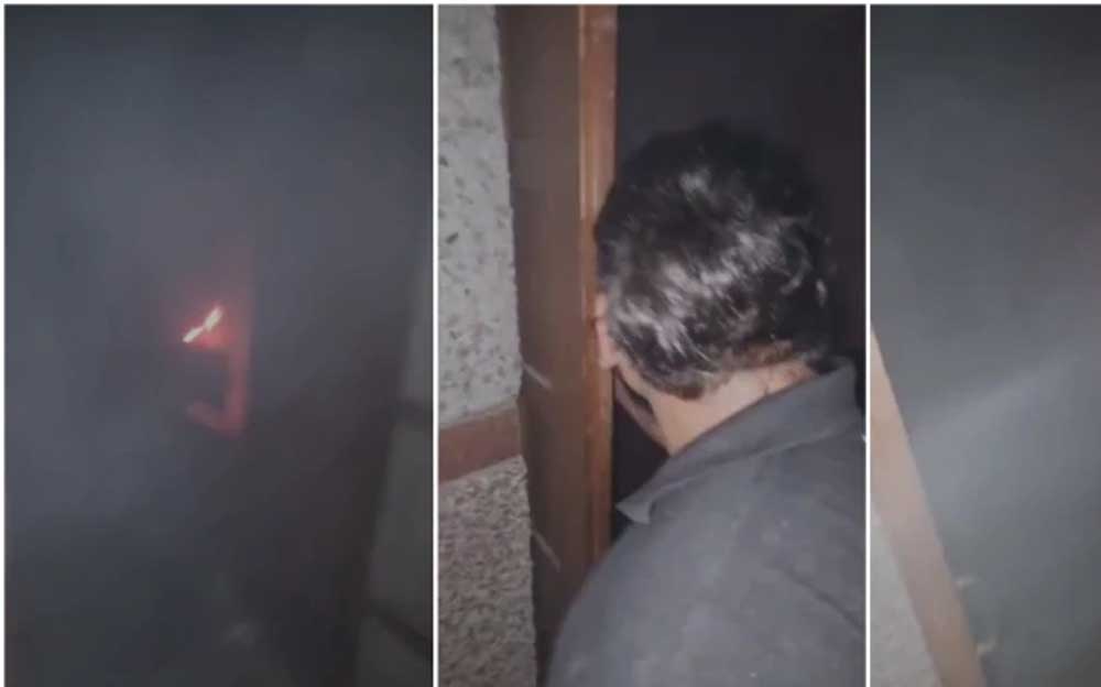 आग लगते ही मची अफरा-तफरी, अभिनेता Ashutosh Rana समेत कलाकारों को सुरक्षित बाहर निकाला गया