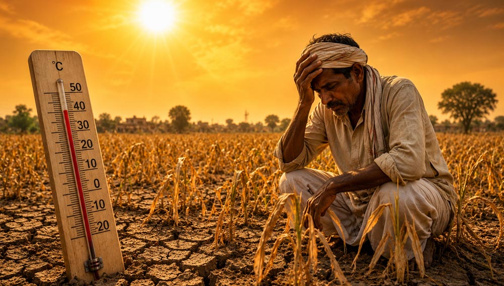 चौंकाने वाली रिपोर्ट: 2013 के मुकाबले अब भारत में दोगुने दिनों तक पड़ रही हीटवेव चौंकाने वाली रिपोर्ट: 2013 के मुकाबले अब भारत में दोगुने दिनों तक पड़ रही हीटवेव