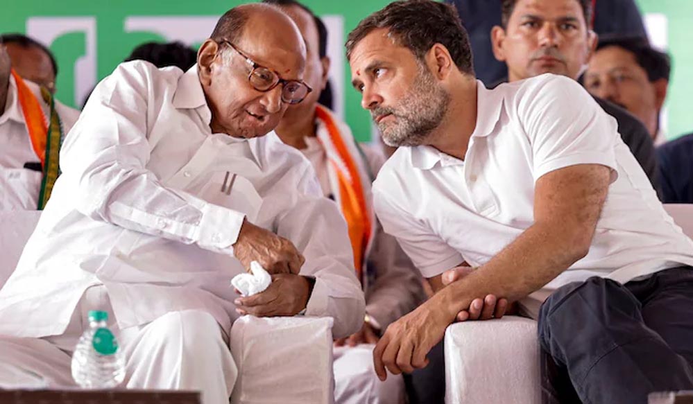 NCP(SP) में फूट के बीच कांग्रेस का बड़ा ऑफर, क्या शरद पवार लेंगे विलय पर फैसला? NCP(SP) में फूट के बीच कांग्रेस का बड़ा ऑफर, क्या शरद पवार लेंगे विलय पर फैसला?