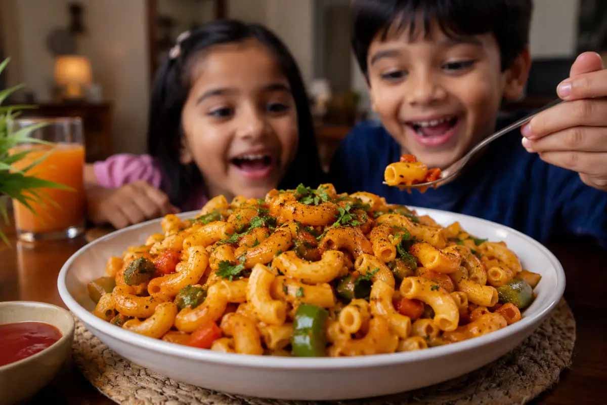 15 मिनट में बनाएं टेस्टी मसाला मैकरोनी, बच्चों के लिए परफेक्ट शाम का स्नैक रेसिपी