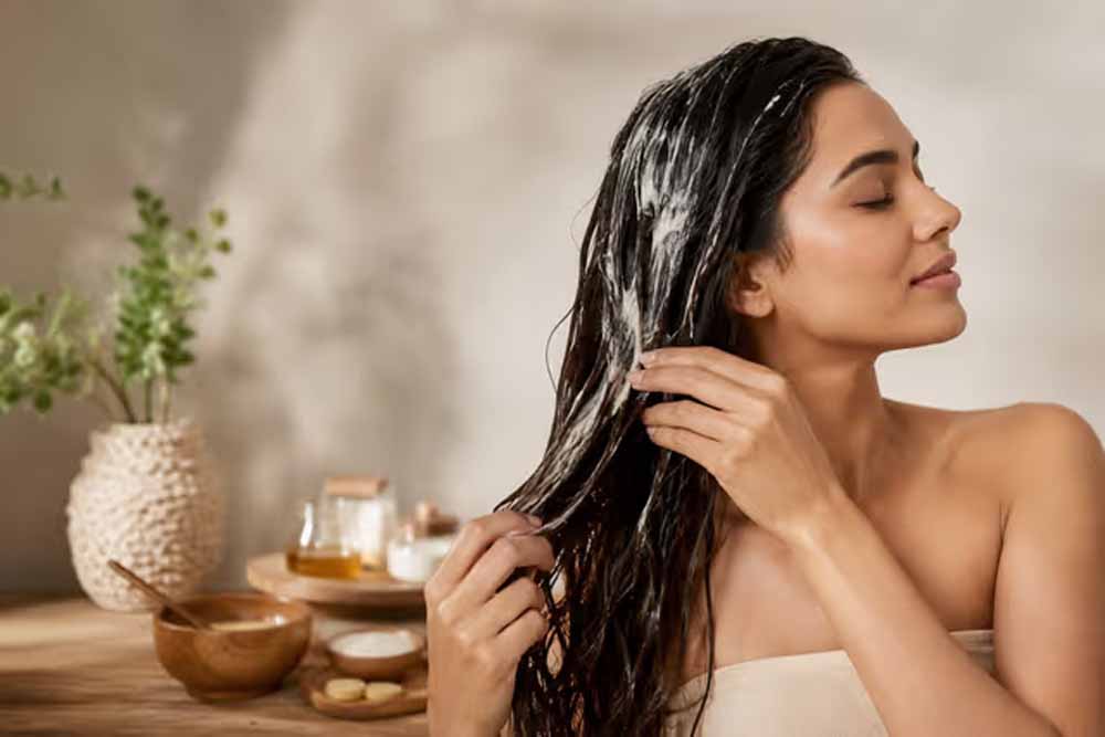 डैमेज बालों के लिए दही और शहद से नेचुरल हेयर मास्क