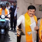 मुख्यमंत्री मोहन यादव का अनोखा अंदाज, स्कूटी पर सवार होकर टॉपर चांदनी के घर पहुंचे, परिवार संग ली सेल्फी