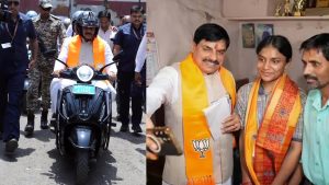 मुख्यमंत्री मोहन यादव का अनोखा अंदाज, स्कूटी पर सवार होकर टॉपर चांदनी के घर पहुंचे, परिवार संग ली सेल्फी