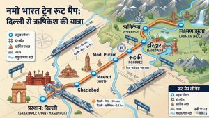 दिल्ली-मेरठ के बाद उत्तराखंड की बारी, हरिद्वार-ऋषिकेश तक नमो भारत विस्तार; जानिए कहां बनेंगे स्टेशन दिल्ली-मेरठ के बाद उत्तराखंड की बारी, हरिद्वार-ऋषिकेश तक नमो भारत विस्तार; जानिए कहां बनेंगे स्टेशन