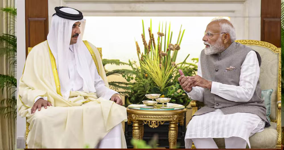 रास लाफान हादसे पर कतर के अमीर ने PM मोदी से की बात, भारतीय नागरिकों की मौत पर संवेदना व्यक्त रास लाफान हादसे पर कतर के अमीर ने PM मोदी से की बात, भारतीय नागरिकों की मौत पर संवेदना व्यक्त