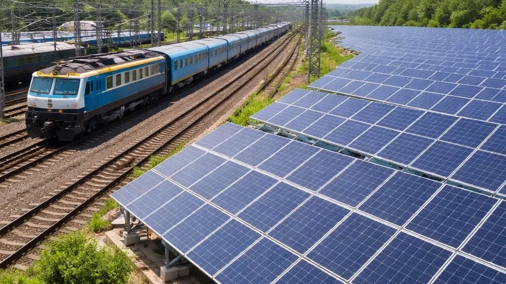 Solar Power से चमका उत्तर रेलवे, 2 महीने में 3.4 मिलियन यूनिट बिजली बनाई, ₹2.2 करोड़ की बचत