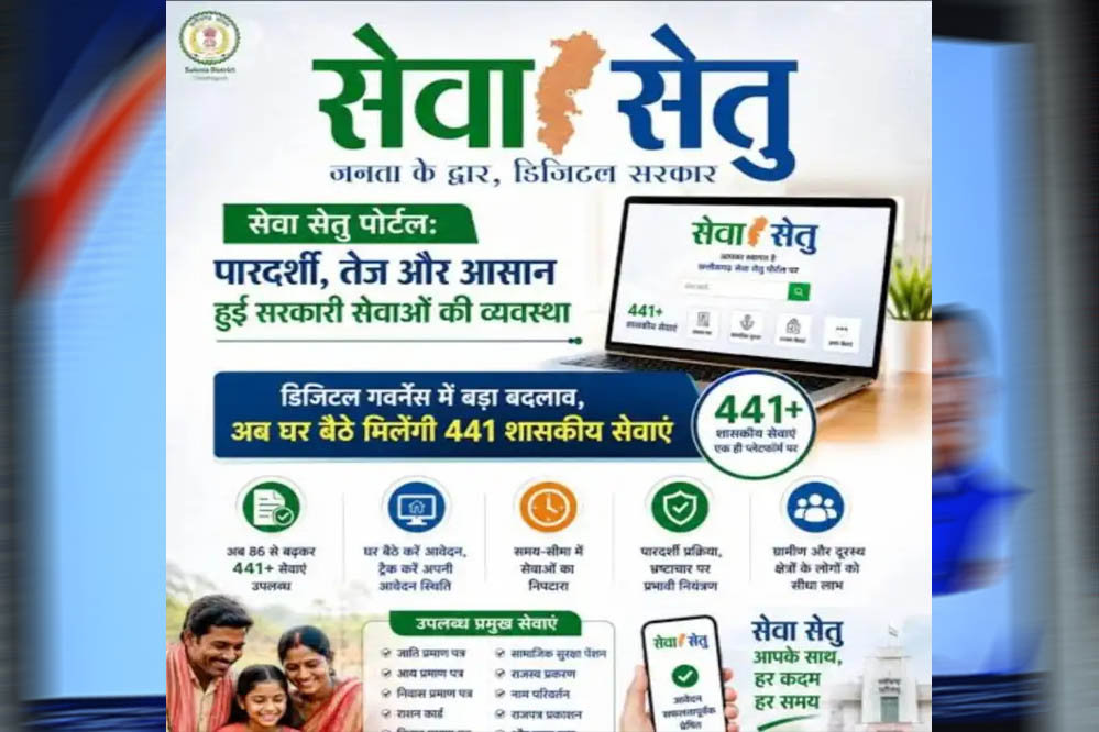 जनता के द्वार, डिजिटल सरकार’— छत्तीसगढ़ में सुशासन की नई पहचान बना सेवा सेतु