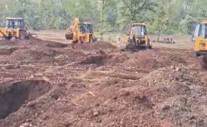 वन माफिया के हमले के अगले दिन बड़ा एक्शन, खंडवा में 600 अधिकारियों ने 200 एकड़ वनभूमि कराई अतिक्रमण मुक्त