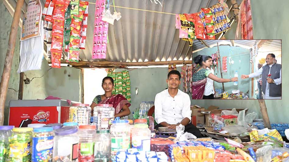मुख्यमंत्री विष्णु देव साय ने पानी की बोतल खरीदकर बढ़ाया हौसला, कहा- यही है नए बीजापुर की तस्वीर