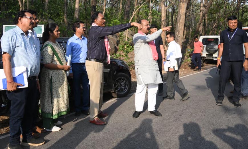 308 करोड़ के केशकाल घाट बायपास का उपमुख्यमंत्री अरुण साव ने किया निरीक्षण, कार्यों की प्रगति परखी