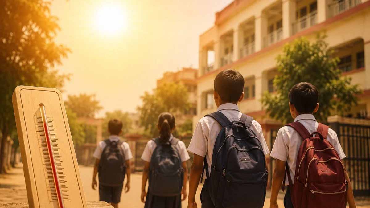 लू के चलते बड़ा फैसला: पटना में 6 से 8वीं तक की कक्षाएं अब सुबह 10:30 बजे तक ही चलेंगी लू के चलते बड़ा फैसला: पटना में 6 से 8वीं तक की कक्षाएं अब सुबह 10:30 बजे तक ही चलेंगी