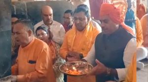 मां वाग्देवी की पूजा के बाद रामेश्वर शर्मा का बड़ा बयान, भोजशाला को लेकर फिर छिड़ी चर्चा मां वाग्देवी की पूजा के बाद रामेश्वर शर्मा का बड़ा बयान, भोजशाला को लेकर फिर छिड़ी चर्चा