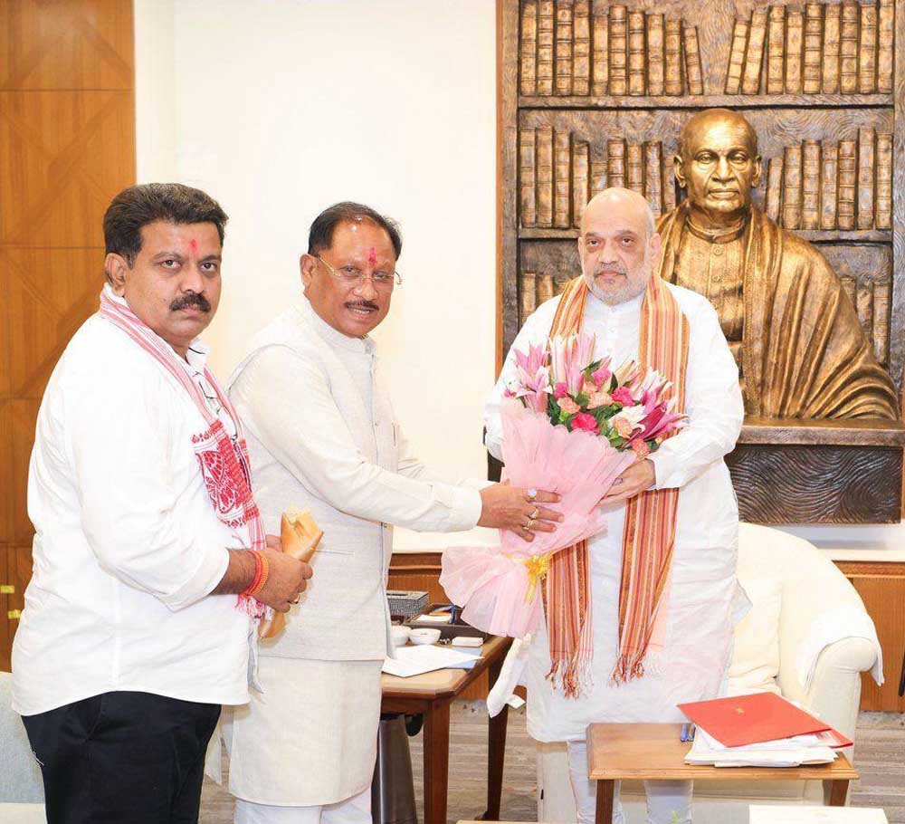 सायआयुर्वेदिक स्वास्थ्य सेवाओं को मिलेगा बढ़ावा, मुख्यमंत्री साय ने अमित शाह के समक्ष रखा संस्थान स्थापना का प्रस्ताव