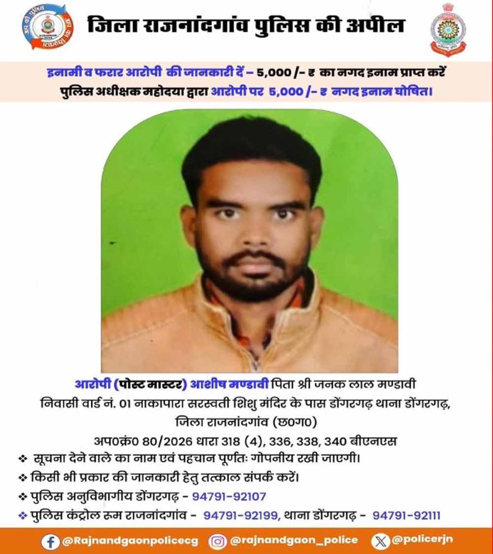 245 पीड़ितों को नहीं मिला पूरा न्याय, 32 लाख लौटाकर भी गिरफ्त से दूर पोस्टमास्टर 245 पीड़ितों को नहीं मिला पूरा न्याय, 32 लाख लौटाकर भी गिरफ्त से दूर पोस्टमास्टर