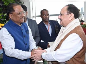 दिल्ली में CM साय की केंद्रीय मंत्री जेपी नड्डा से बैठक, स्वास्थ्य और किसानों से जुड़े मुद्दों पर मंथन