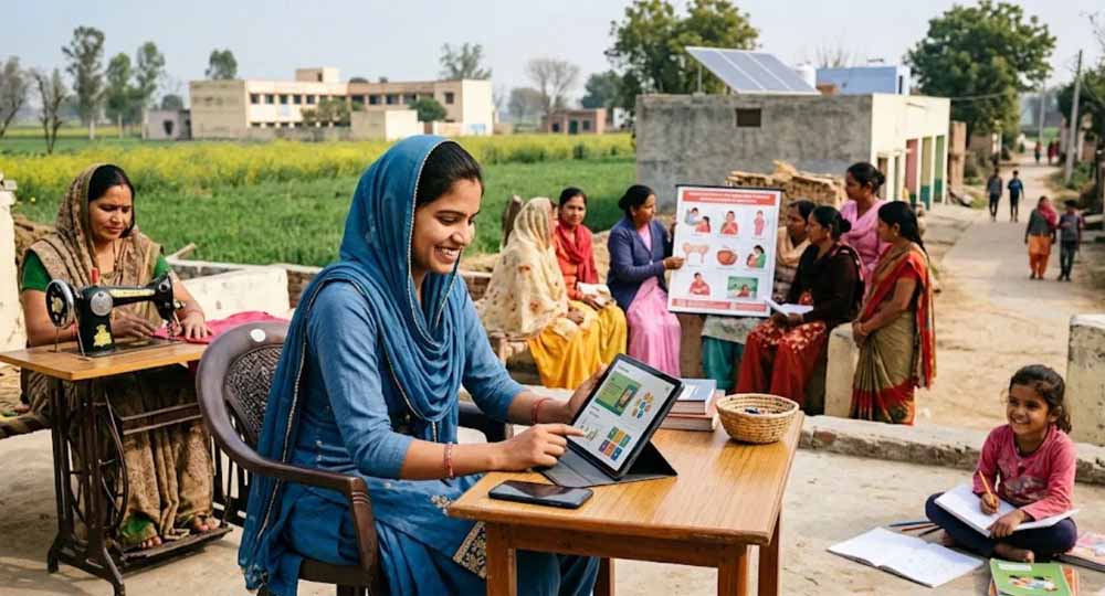 बदल रहा हरियाणा! कम हुए बाल विवाह, महिलाएं तेजी से जुड़ रहीं डिजिटल दुनिया से