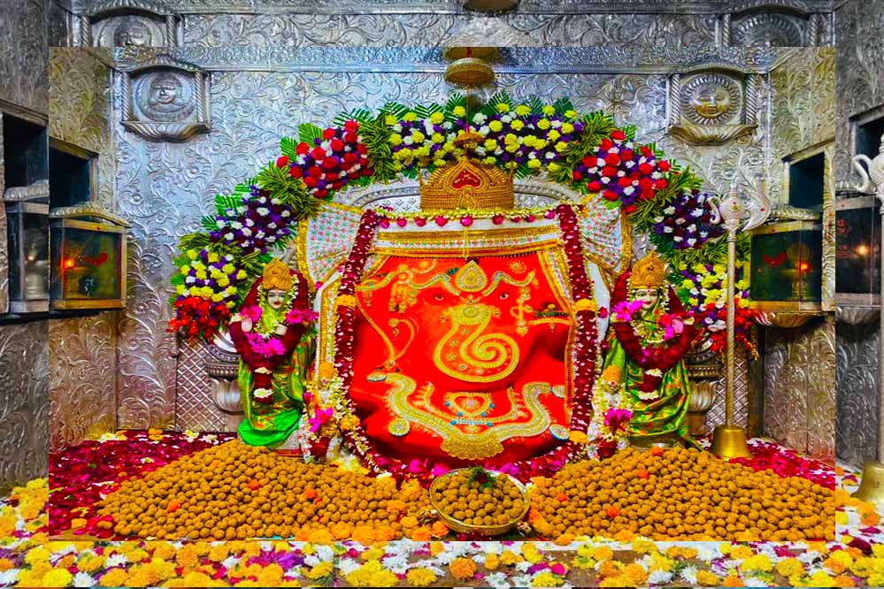 खजराना गणेश मंदिर के लिए फाइनल हुआ खास डिजाइन, 5 प्रतिमाओं को पहनाए जाएंगे स्वर्ण मुकुट