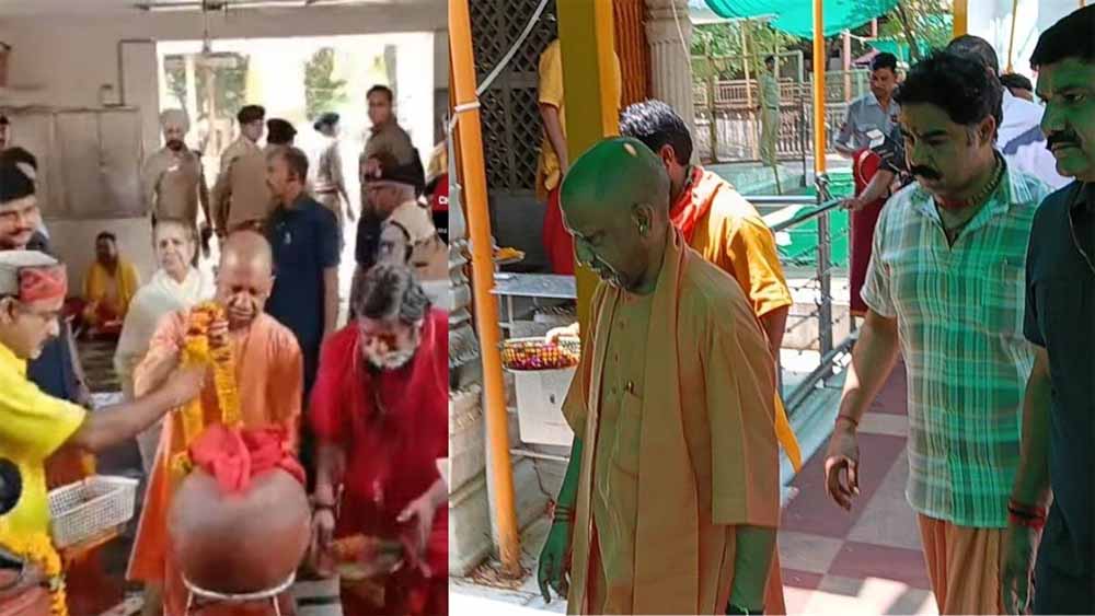 पीतांबरा पीठ में यूपी के दिग्गज नेताओं का दर्शन, CM योगी और केशव मौर्य ने टेका माथा पीतांबरा पीठ में यूपी के दिग्गज नेताओं का दर्शन, CM योगी और केशव मौर्य ने टेका माथा