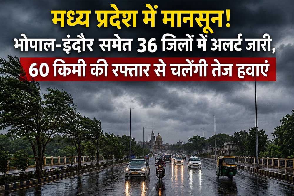 60 किमी प्रति घंटे की रफ्तार से चलेंगी तेज हवाएं, कई जिलों में बारिश और आंधी की चेतावनी 60 किमी प्रति घंटे की रफ्तार से चलेंगी तेज हवाएं, कई जिलों में बारिश और आंधी की चेतावनी