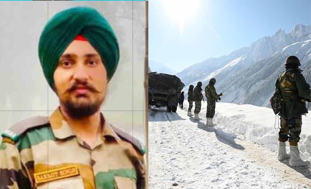 देश सेवा करते हुए पंजाब का वीर जवान शहीद, लेह में ऑक्सीजन लेवल घटने से बिगड़ी तबीयत