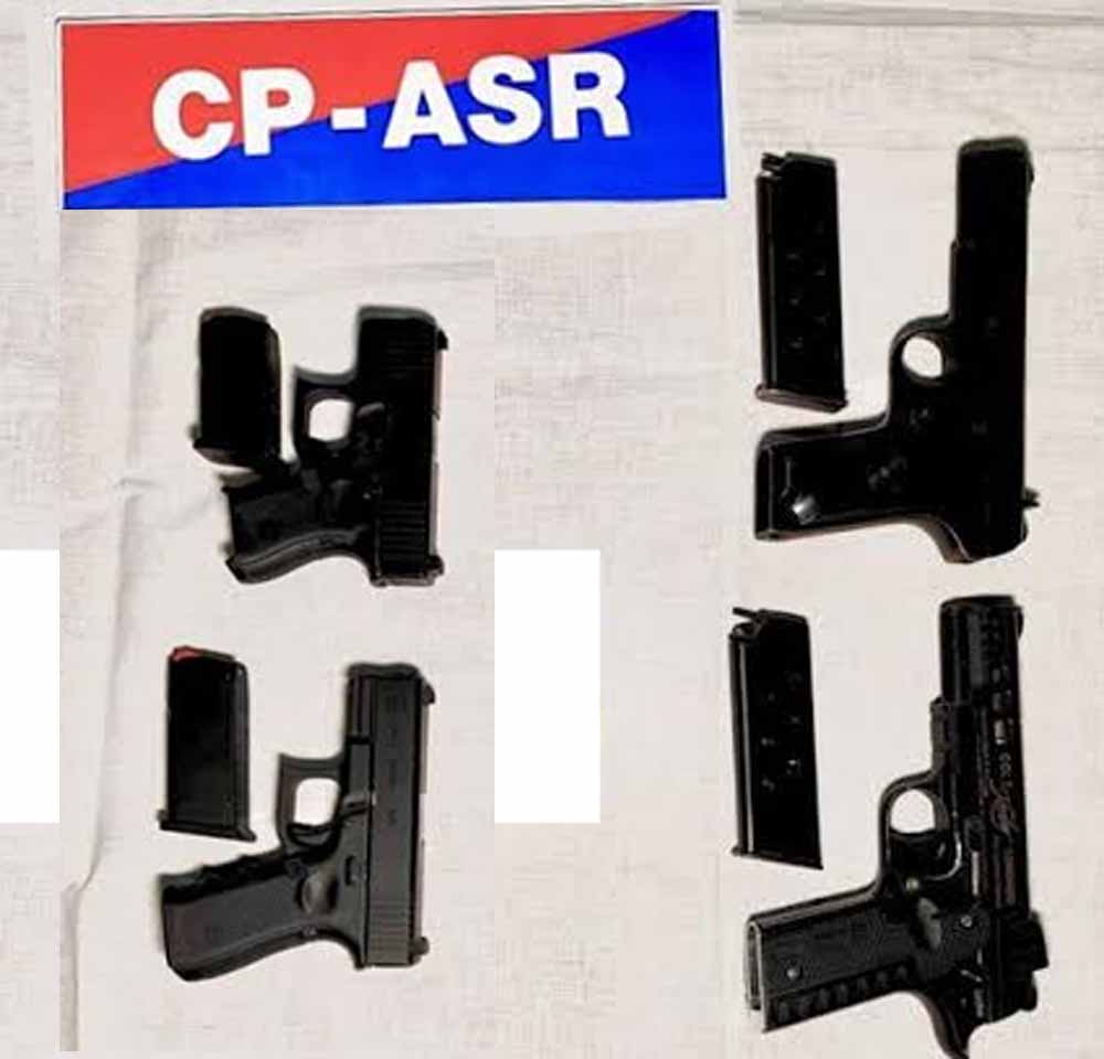 सीमा पार से हथियार सप्लाई का नेटवर्क बेनकाब, पंजाब पुलिस ने 4 आरोपियों को दबोचा