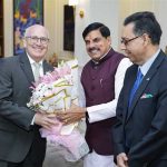 मुख्यमंत्री डॉ. यादव से मिले जर्मनी के काउंसलेट जनरल हालियर मुख्यमंत्री डॉ. यादव से मिले जर्मनी के काउंसलेट जनरल हालियर