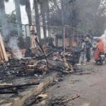 आईआईएम रोड पर देर रात भीषण आग, आठ दमकल गाड़ियों ने पाया काबू