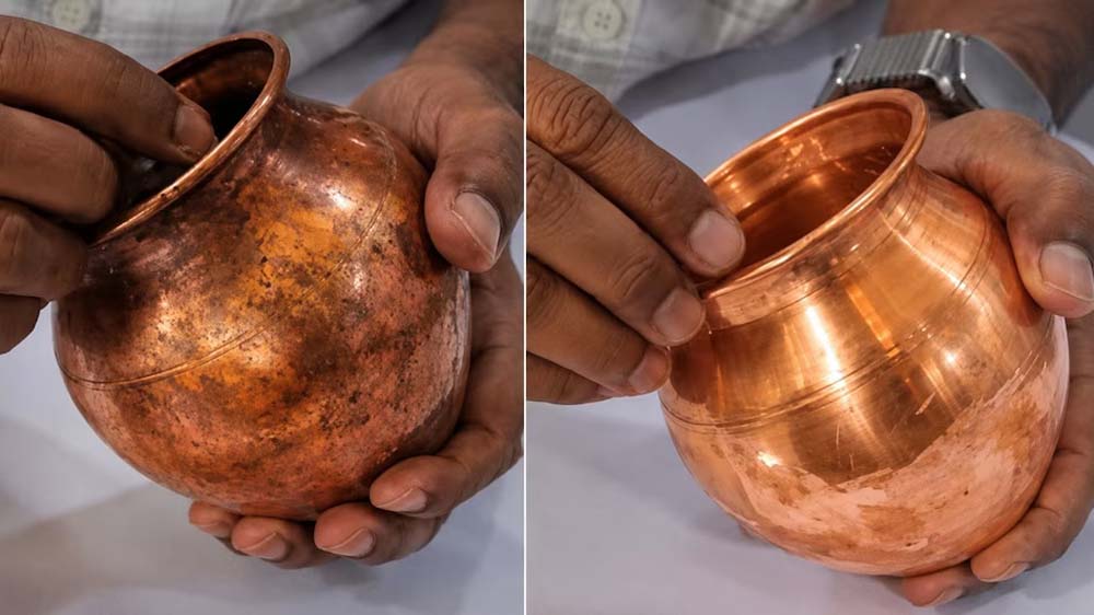 तांबे के बर्तन काले क्यों पड़ते हैं? जानें वास्तु और ज्योतिष से जुड़े संकेत तांबे के बर्तन काले क्यों पड़ते हैं? जानें वास्तु और ज्योतिष से जुड़े संकेत
