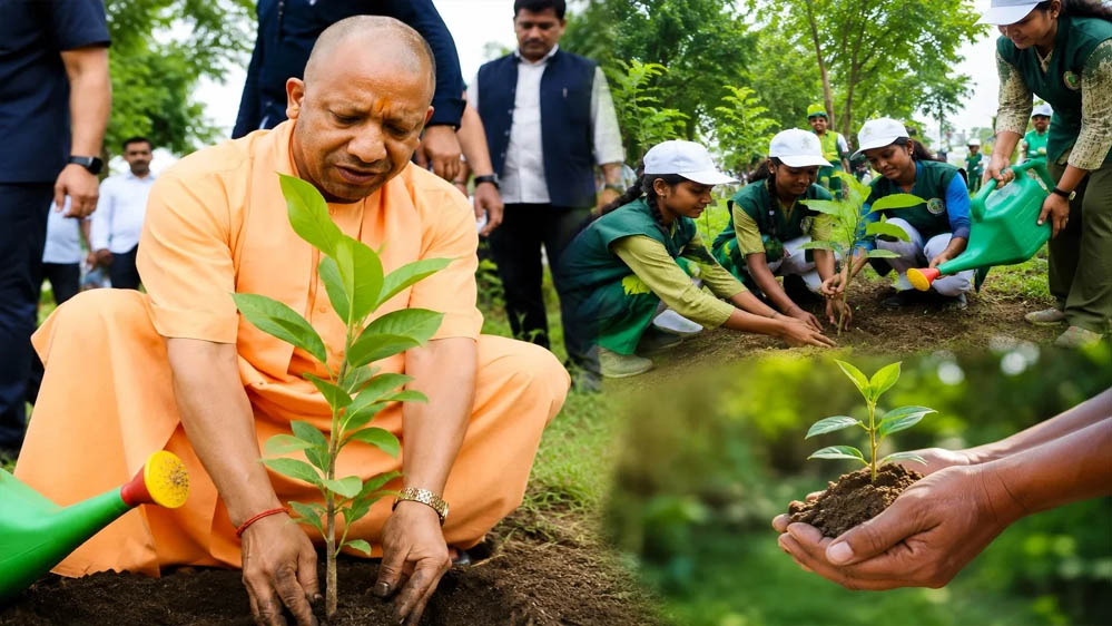 गोरखपुर से पौधरोपण महायज्ञ की शुरुआत करेंगे CM योगी, पर्यावरण संरक्षण को मिलेगा बढ़ावा गोरखपुर से पौधरोपण महायज्ञ की शुरुआत करेंगे CM योगी, पर्यावरण संरक्षण को मिलेगा बढ़ावा