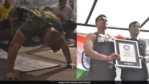 ‘पुश-अप मैन’ रोहताश चौधरी ने तोड़ा विश्व रिकॉर्ड, खेल मंत्री ने किया सम्मानित