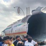 मध्य प्रदेश के खरगोन में बड़ा हादसा: टैंकर धमाके से दहला इलाका, आसपास के घरों के दरवाजे तक टूटे