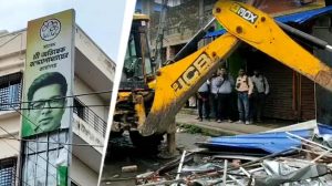 बुलडोजर एक्शन: अभिषेक बनर्जी के कथित अवैध कार्यालय पर कार्रवाई, 5 मंजिला भवन तोड़ने में जुटीं 3 JCB बुलडोजर एक्शन: अभिषेक बनर्जी के कथित अवैध कार्यालय पर कार्रवाई, 5 मंजिला भवन तोड़ने में जुटीं 3 JCB
