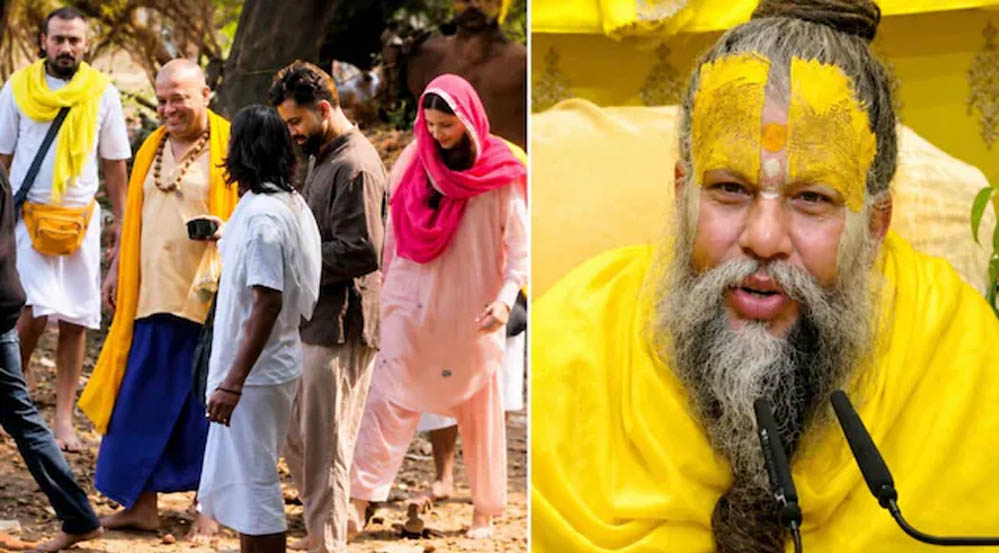 वृंदावन में आध्यात्मिक रंग में दिखे विराट कोहली और अनुष्का शर्मा, प्रेमानंद महाराज का लिया आशीर्वाद