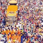 मीरी-पीरी खालसा मार्च में उमड़ी संगत, अमृतसर में पवित्र शस्त्रों के दर्शन कराए जाएंगे