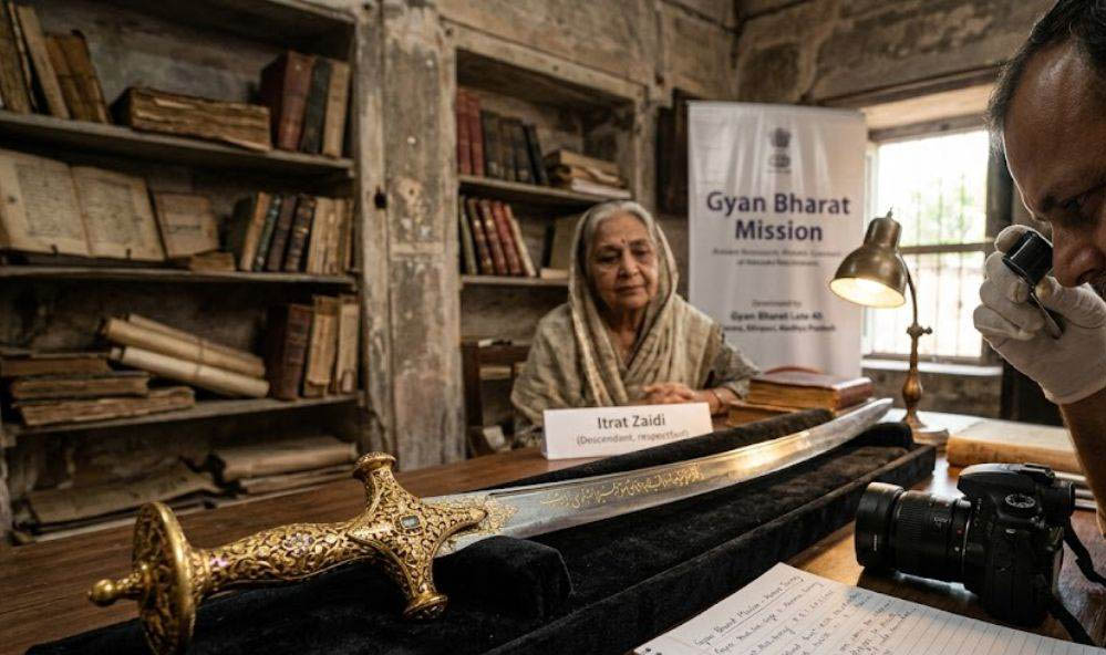 MP के शिवपुरी में शाहजहां की शाही तलवार मिलने का दावा, 400 साल बाद सामने आई ऐतिहासिक धरोहर