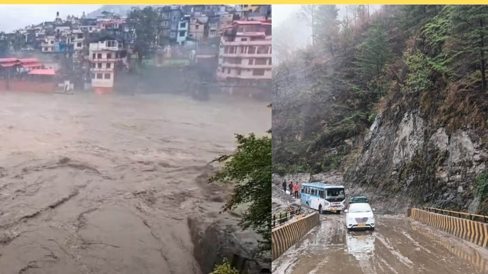उत्तराखंड में भारी बारिश से बिगड़े हालात, चारधाम यात्रा प्रभावित; बदरीनाथ हाईवे बंद