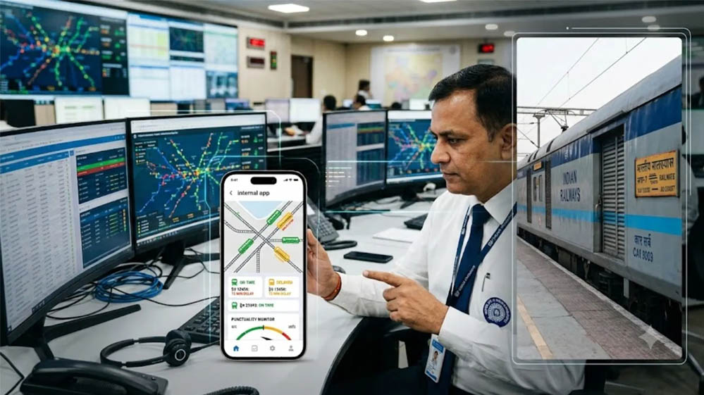 Train Delay Alert: यात्रियों के लिए बड़ी राहत, 15 मिनट से ज्यादा देरी पर मोबाइल ऐप देगा तुरंत सूचना Train Delay Alert: यात्रियों के लिए बड़ी राहत, 15 मिनट से ज्यादा देरी पर मोबाइल ऐप देगा तुरंत सूचना