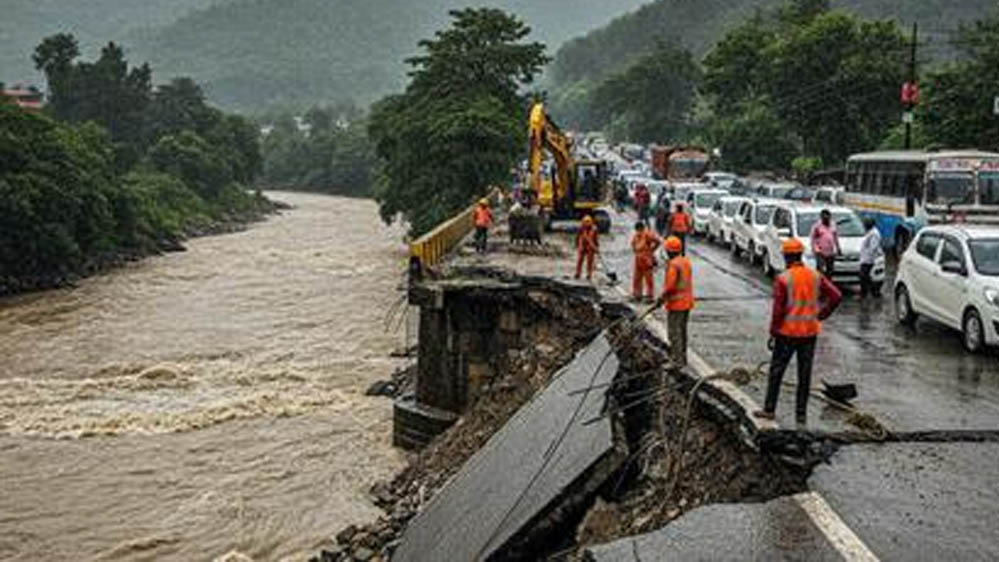 उत्तराखंड में मूसलाधार बारिश से हाहाकार, गंगा उफान पर; बदरीनाथ हाईवे पर लैंडस्लाइड ने रोका रास्ता