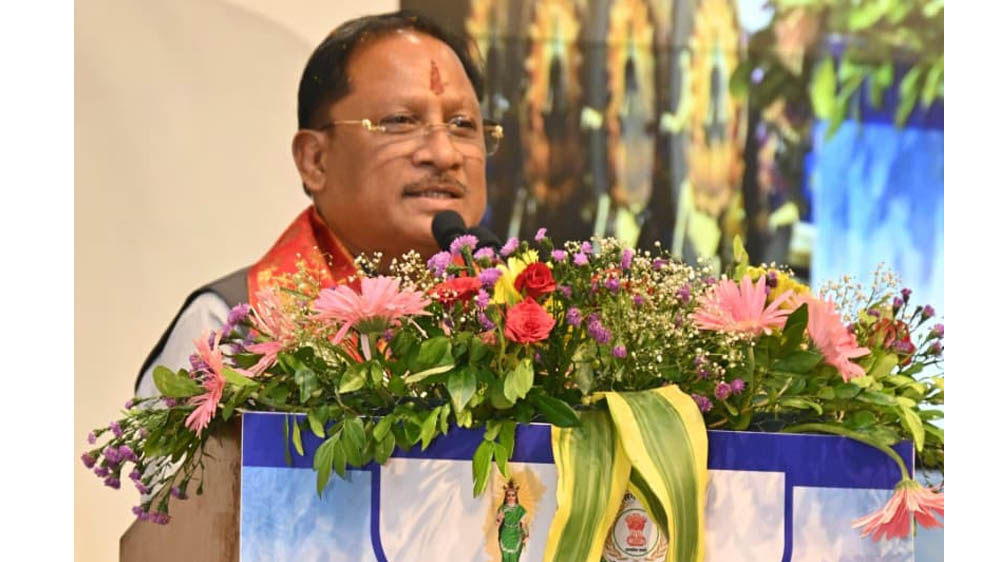 मुख्यमंत्री विष्णु देव साय बोले- स्वस्थ छत्तीसगढ़ के लिए योग को बनाएं जनआंदोलन मुख्यमंत्री विष्णु देव साय बोले- स्वस्थ छत्तीसगढ़ के लिए योग को बनाएं जनआंदोलन