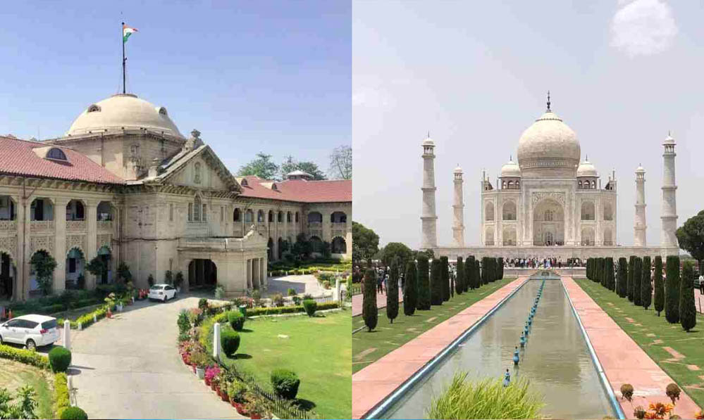 ताजमहल के अंदर मंदिर होने के दावे पर हाईकोर्ट में सुनवाई, सर्वे की मांग वाली याचिका से बढ़ी हलचल ताजमहल के अंदर मंदिर होने के दावे पर हाईकोर्ट में सुनवाई, सर्वे की मांग वाली याचिका से बढ़ी हलचल