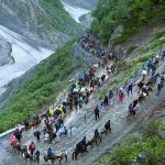 कड़ी सुरक्षा के बीच अमरनाथ यात्रा जारी, 4,812 तीर्थयात्रियों का तीसरा जत्था जम्मू से हुआ रवाना