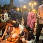 धर्मेंद्र प्रधान इस्तीफे के बाद ग्वालियर में युवा कांग्रेस ने निकाला कैंडल मार्च