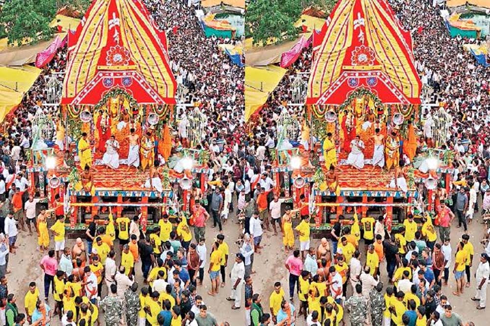 25 जुलाई को लौटेंगे भगवान जगन्नाथ, घुरती रथयात्रा में उमड़े श्रद्धालु