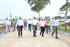 मेडिकल कॉलेज भवन, छात्रावास, ऑडिटोरियम सहित विभिन्न निर्माण कार्यों की प्रगति का लिया जायजा