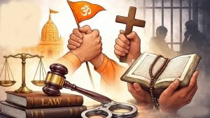 छत्तीसगढ़ में नया धर्म स्वातंत्र्य कानून लागू, धोखाधड़ी और प्रलोभन से धर्मांतरण पर सख्त सजा छत्तीसगढ़ में नया धर्म स्वातंत्र्य कानून लागू, धोखाधड़ी और प्रलोभन से धर्मांतरण पर सख्त सजा